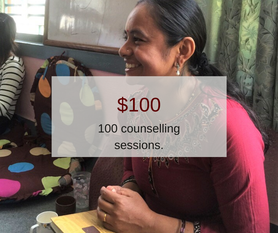 $100 can be used for counselling sessions